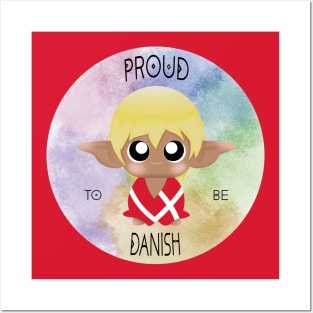 Proud to be Danish (Sleepy Forest Creatures) Posters and Art